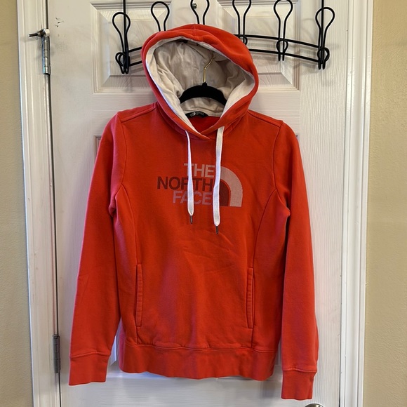 The North Face Small Orange Hoodie - Picture 1 of 3